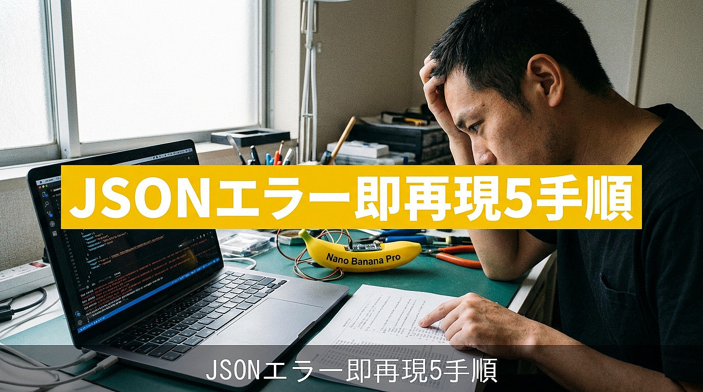 gpt-5-miniとNano Banana Proで使うJSONパースエラー再